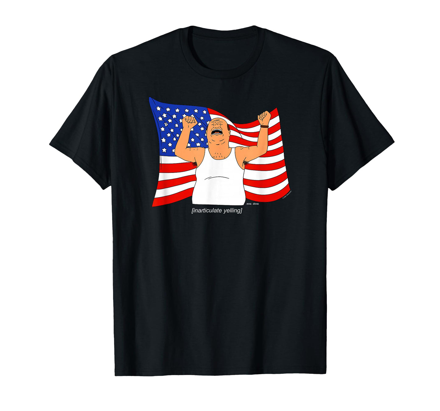 King of The Hill Bill Dauterive Inarticulate Yelling Cartoon T-Shirt