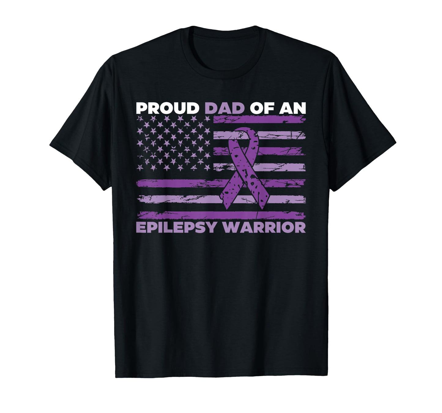 Proud Dad Of An Epilepsy Warrior Epilepsy Awareness Month T-Shirt