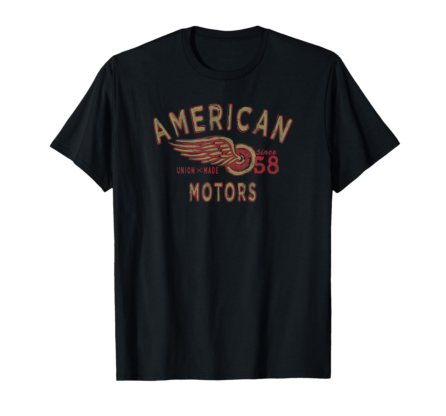 American Motors Union Made Since 58 Winged Wheel Logo T-Shirt