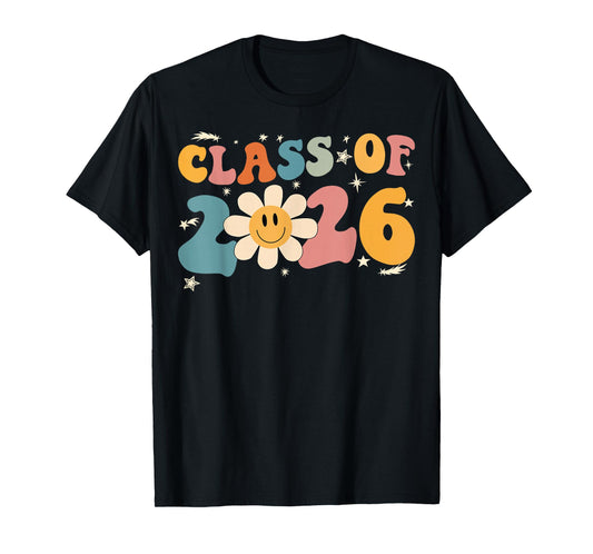 Class of 2026 Grow with Me Graduation First Day of School T-Shirt