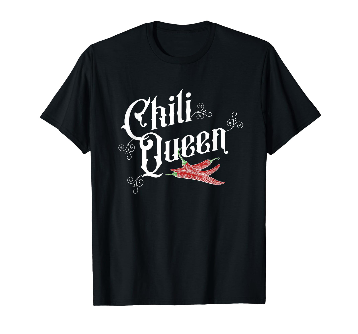 Chili Queen, Hot Spicy Pepper Lover Chili Cookoff Winner T-Shirt