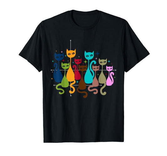Classic Art Kitten Lover Vintage Artwork Cute Cat T-Shirt