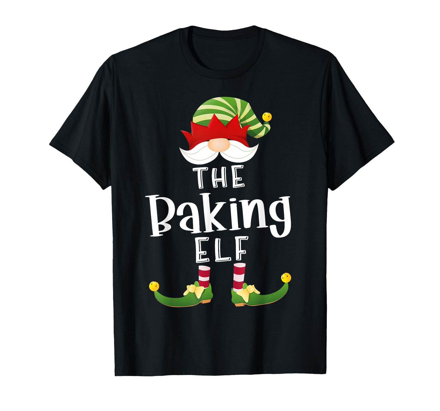Baking Elf Group Christmas Funny Pajama Party T-Shirt