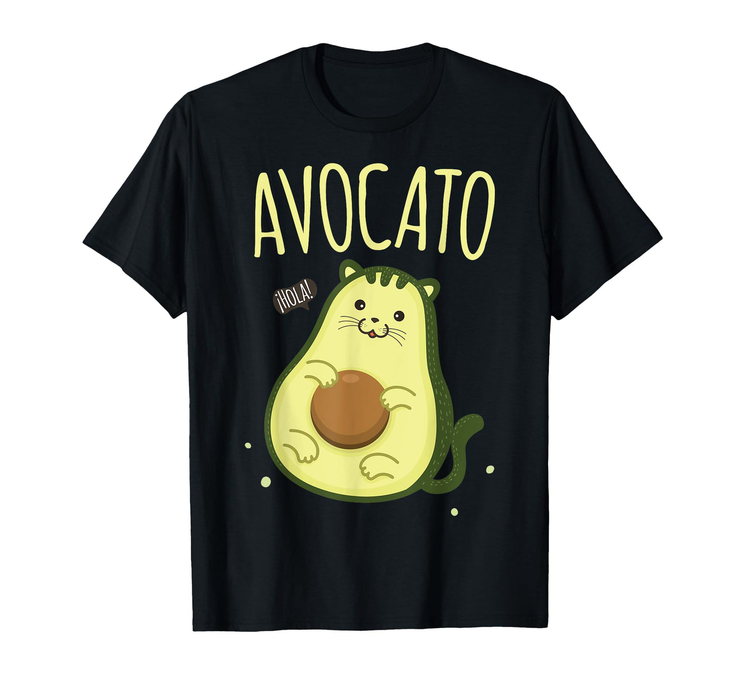 Cute Avocato Avocado Cat Kawaii T-Shirt