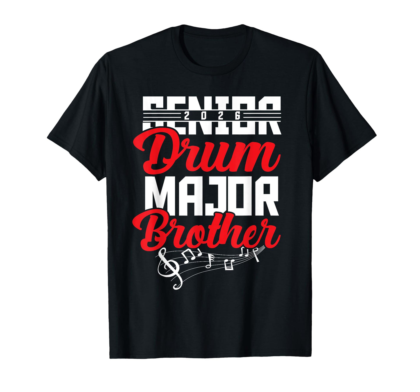 2026 Senior drum major Brother graduation matching T-Shirt