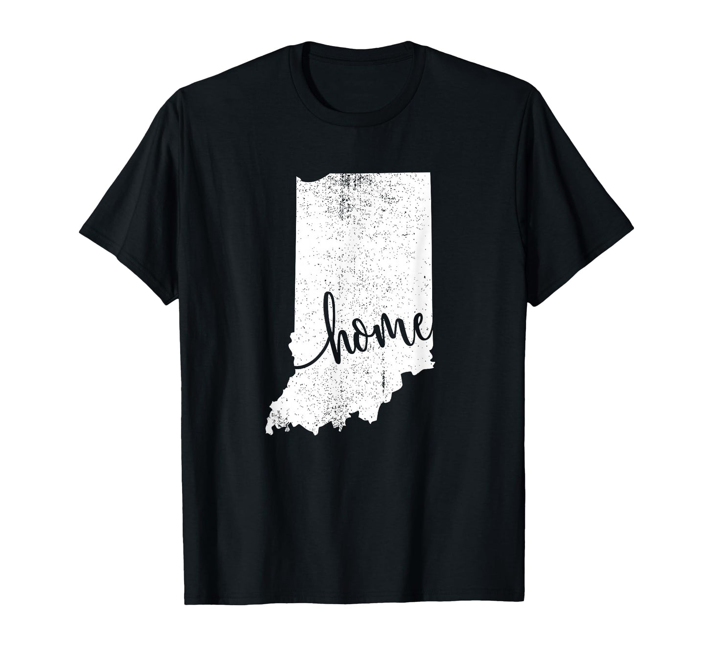 Indiana Home Love Vintage state map outline shirt T-Shirt