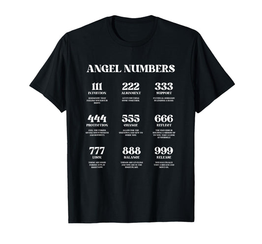 Angel Numbers Divine Numbers T-Shirt