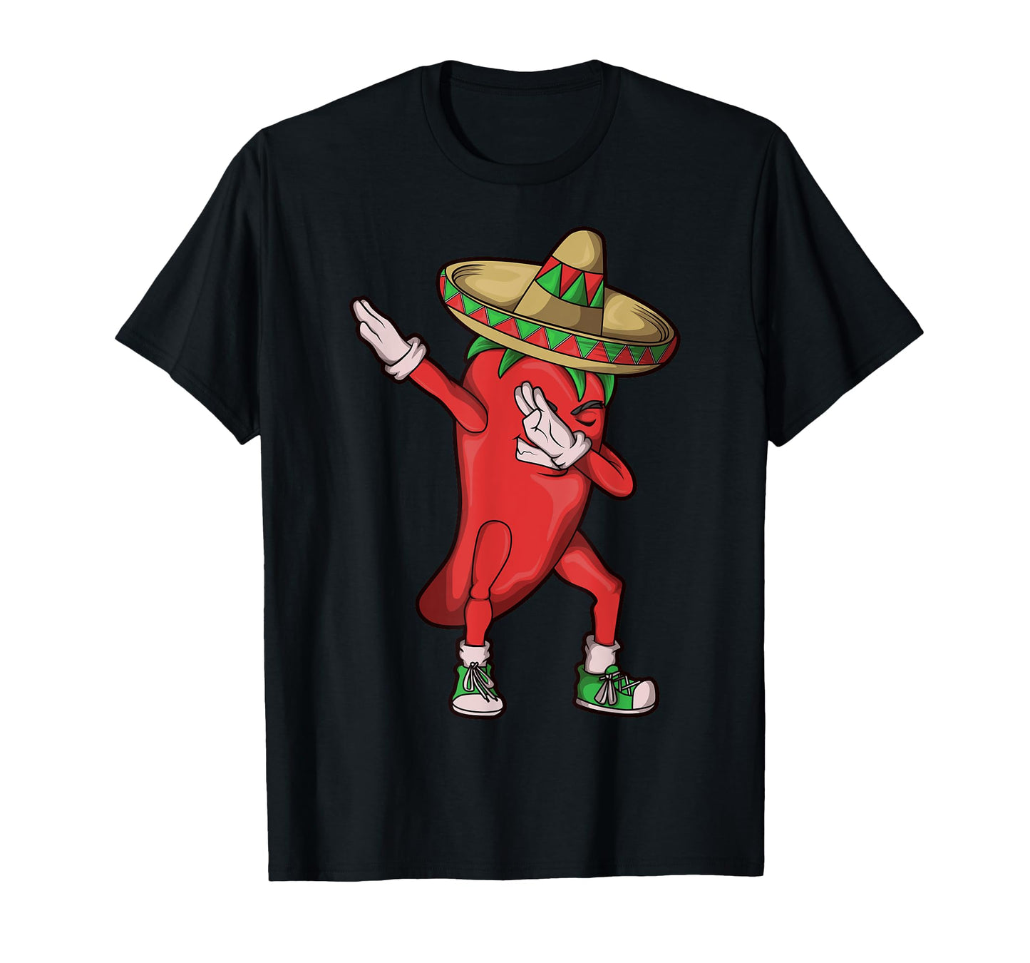 Chili Dabbing Shirt Hot Pepper Sombrero Cinco de Mayo Gift T-Shirt
