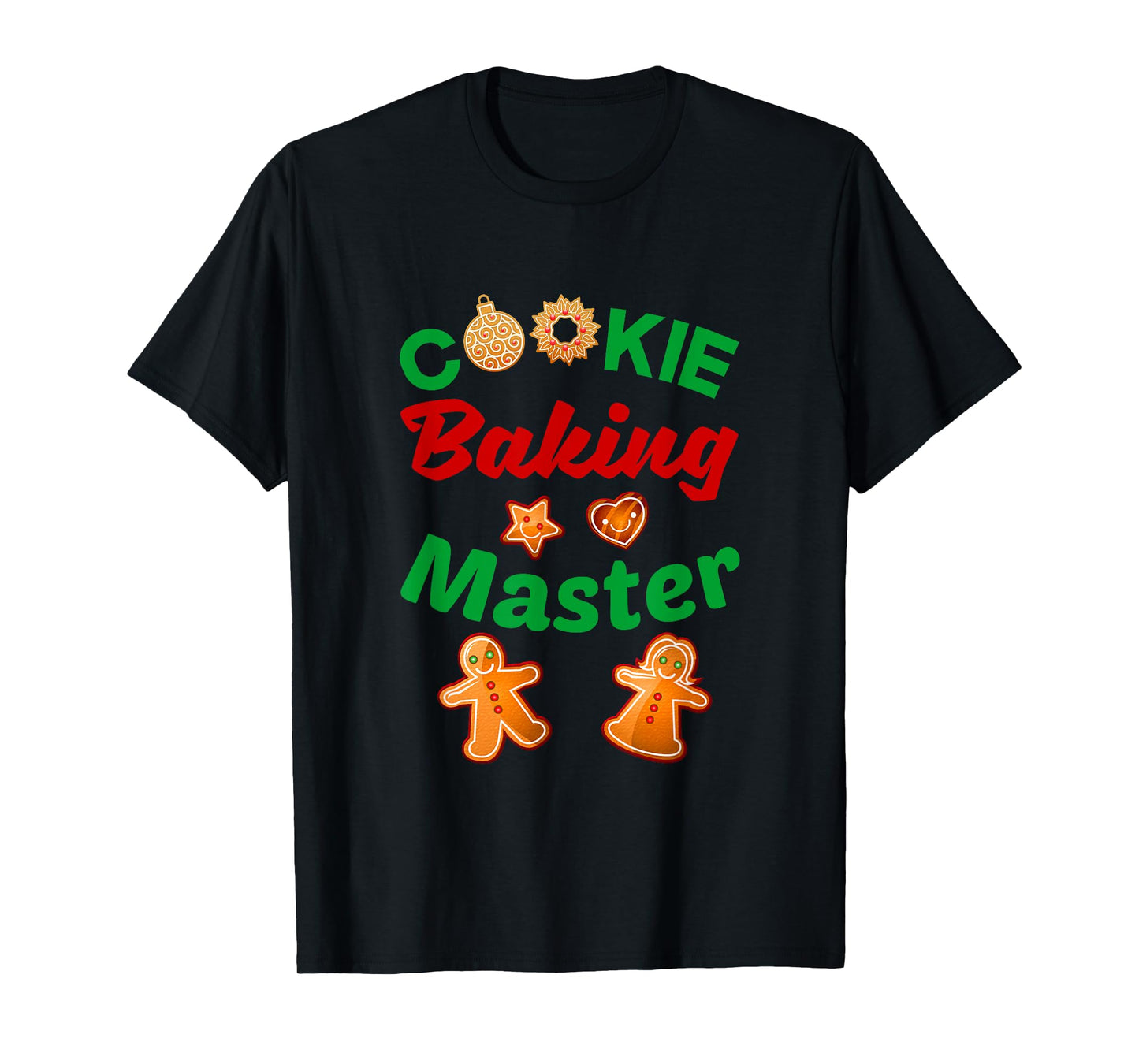 Christmas Funny Cookie Baking Master Crew Team Tee Shirt T-Shirt