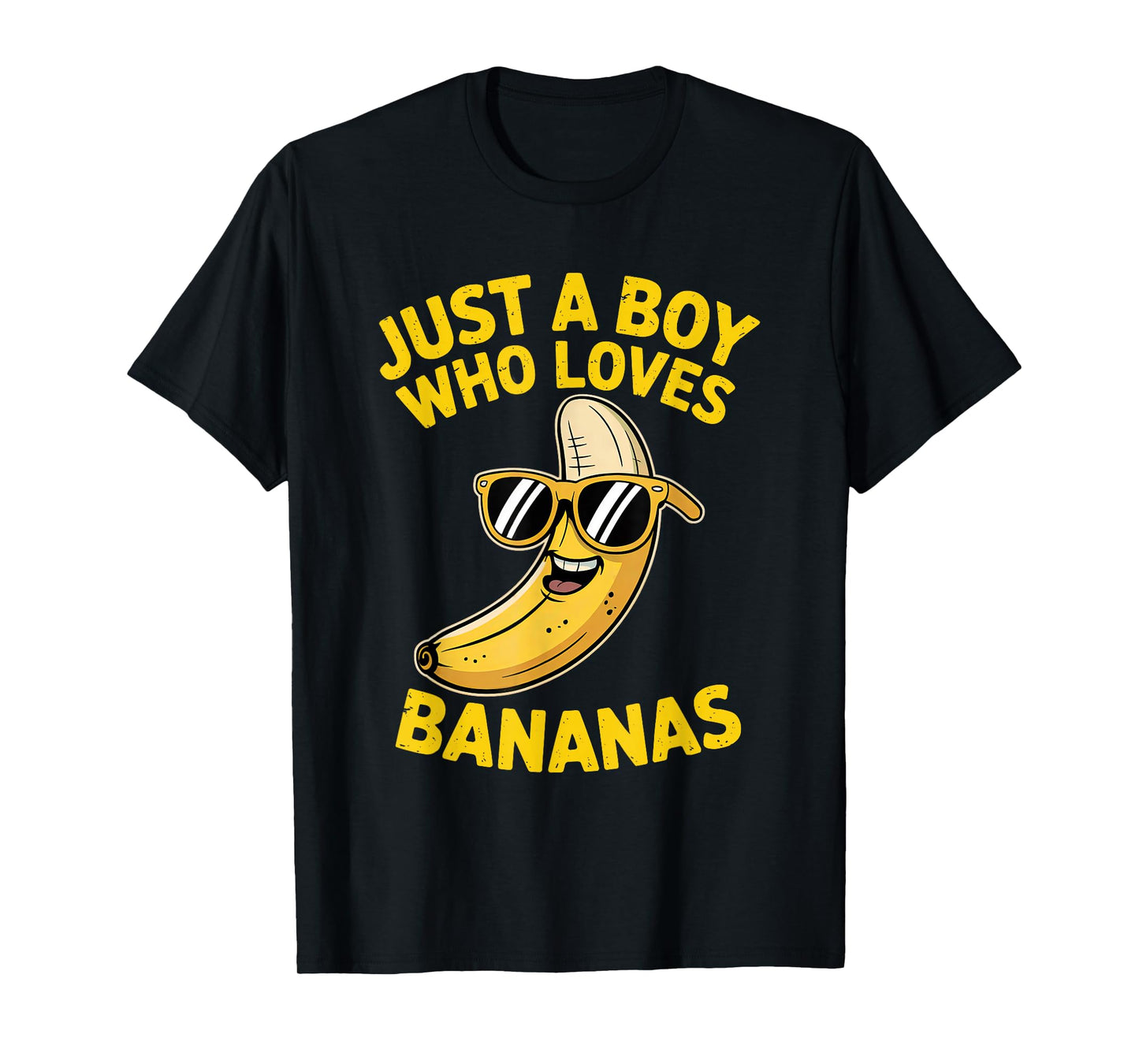 Just a Boy Who Loves Bananas Bananas Teens Boys Toddler T-Shirt