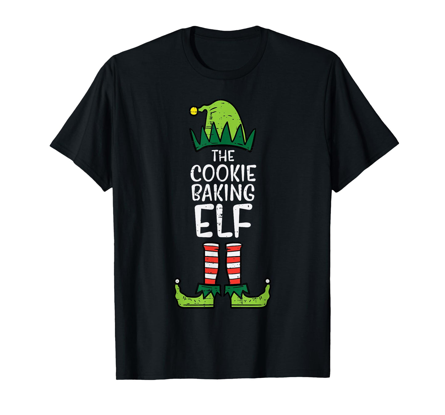 Cookie Baking Elf Xmas Christmas Family Mom Kids T-Shirt