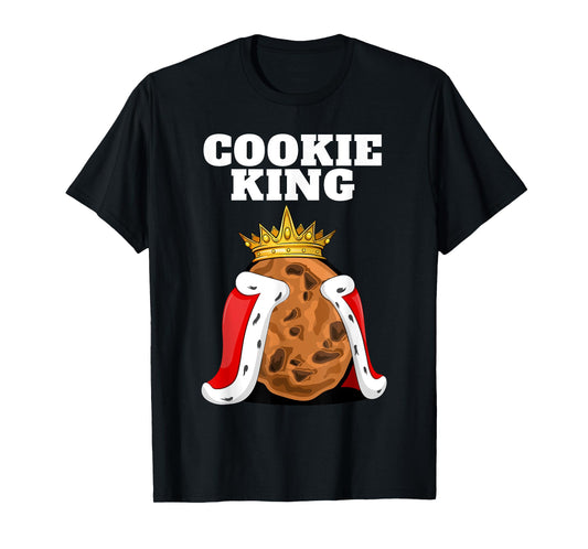 Cookie King | Mens Cookie Lover Shirt | Biscuits Cute Cookie T-Shirt