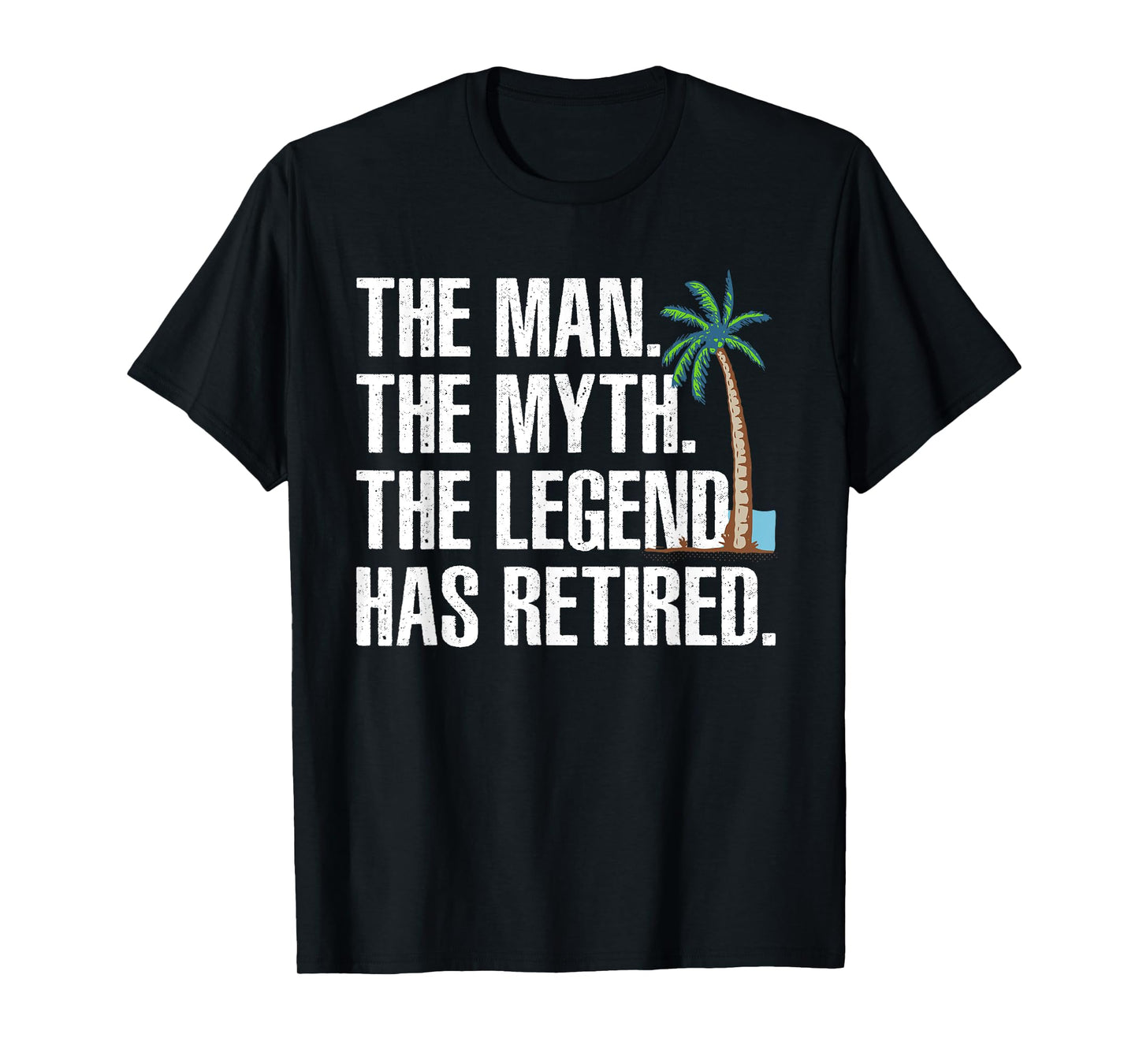 Cool Retirement For Men Grandpa Dad Retired Man Myth Legend T-Shirt