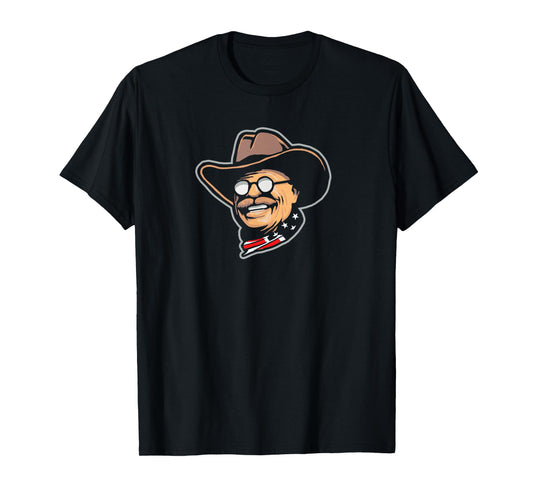 Teddy Roosevelt Rough Rider American National Parks Retro T-Shirt