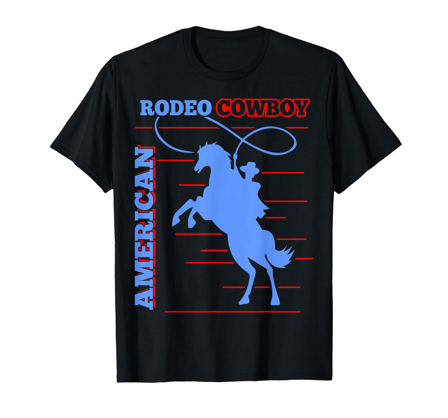 American Rodeo T-Shirt for Dad Men