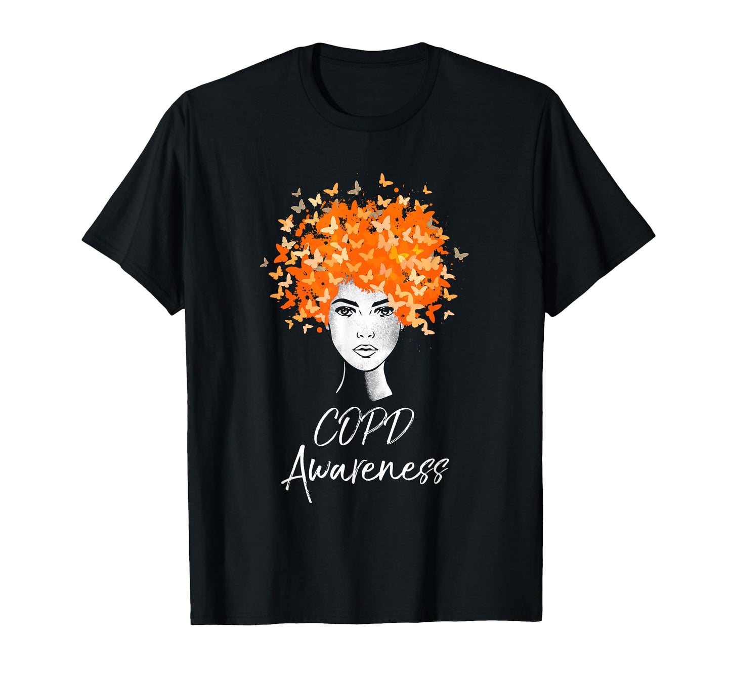 COPD Awareness T-Shirt Butterflies Gift Shirt T-Shirt