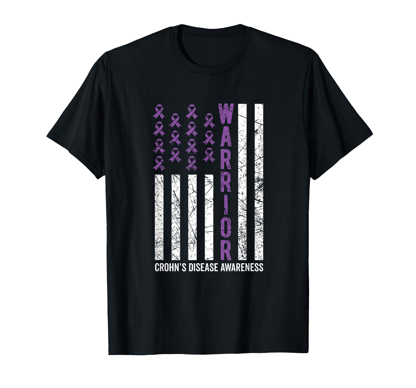Purple Warrior For Women & Men Crohn's Awareness T-Shirt