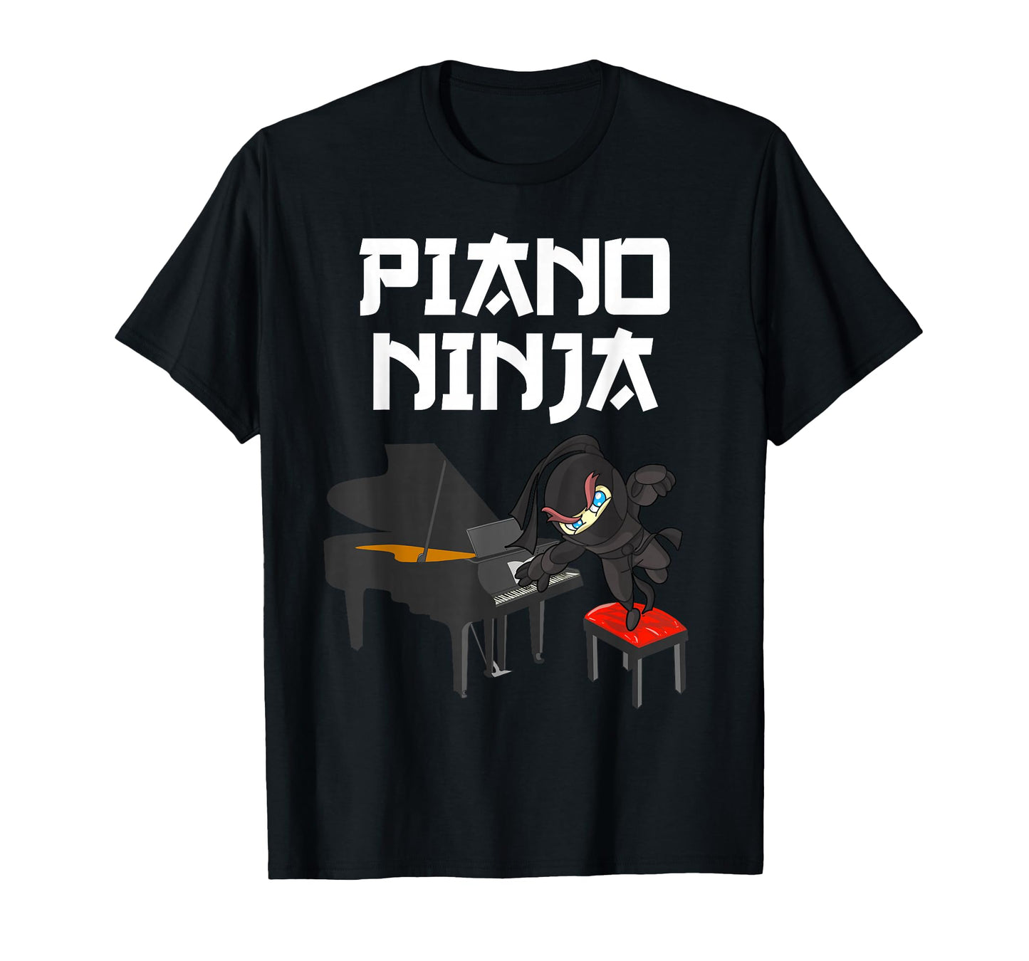 Funny Piano Novelty for Men Women Kids Music Piano Player T-Shirt