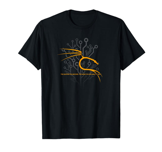 Backtrack Kali Linux T-Shirt with Dragon and Tagline - Orang T-Shirt