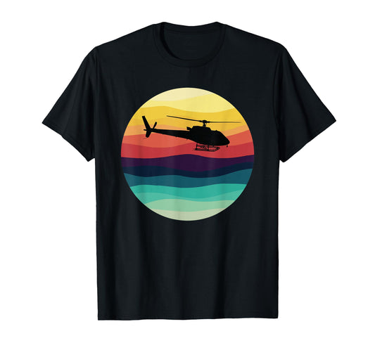 AS350 Helicopter Vintage Retro H125 Helicopter T-Shirt