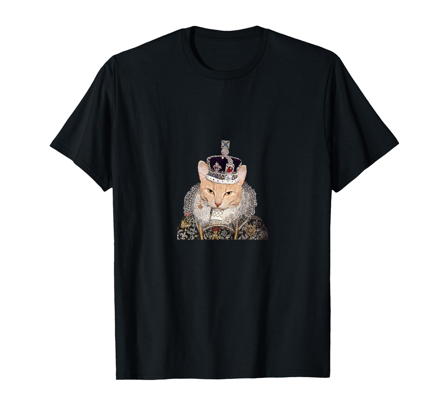 Tudor Cat With Crown Shirt Men Women Girls Kids T-Shirt