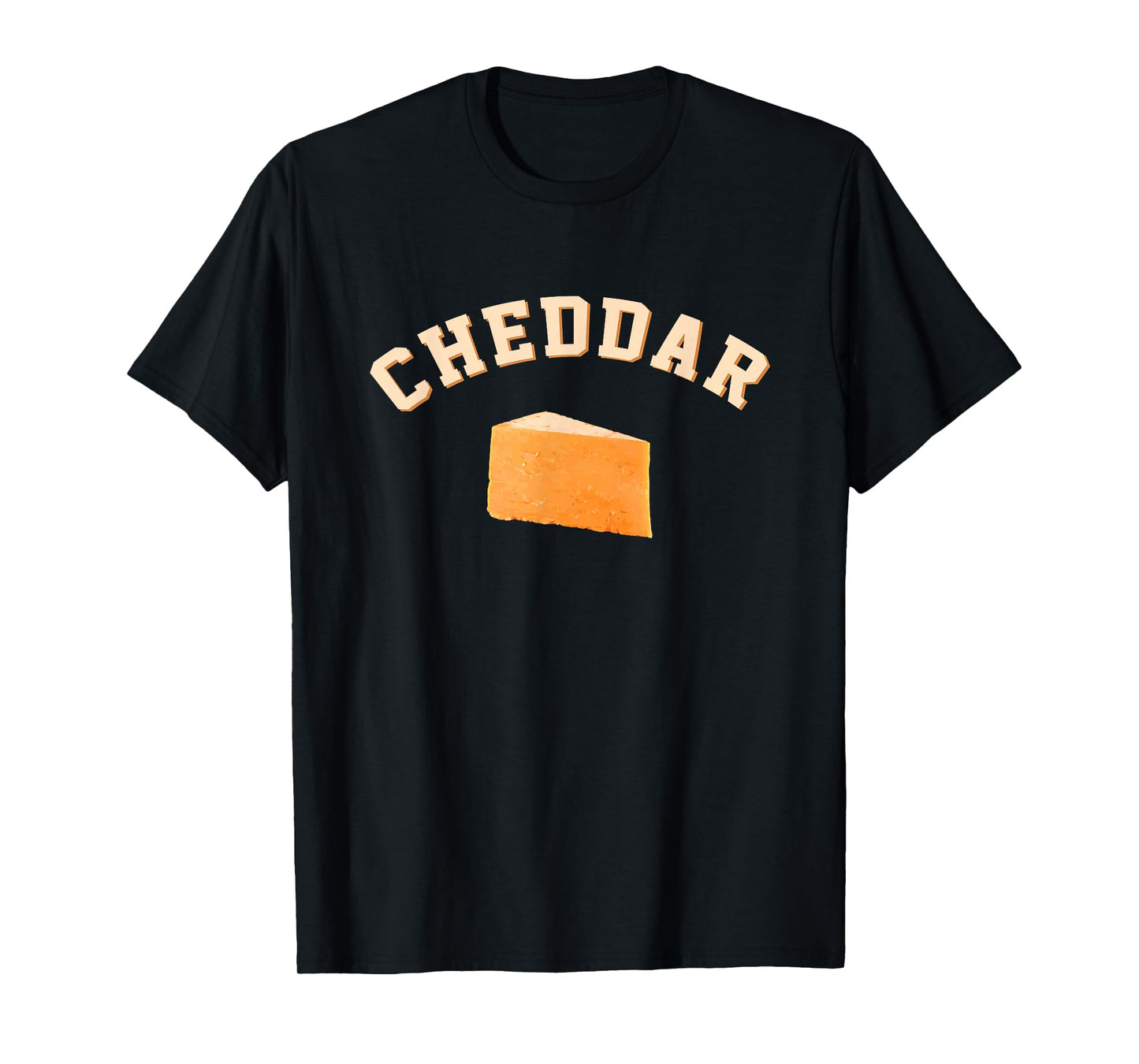 Cheddar Cheese Funny College Team Mascot English Word T-Shirt