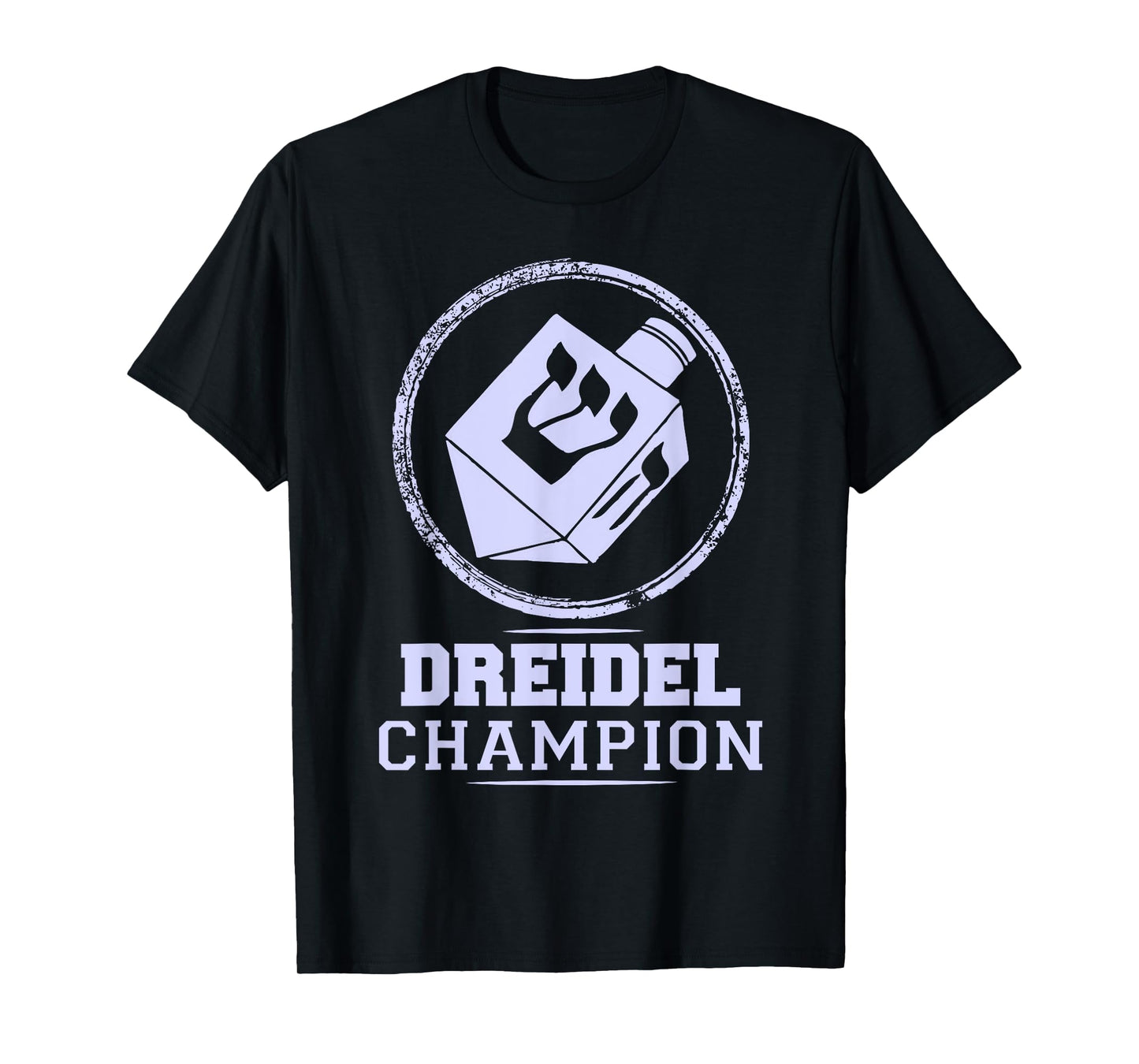 Dreidel Champion T-Shirt - Funny Hannukah Gift T-Shirt T-Shirt