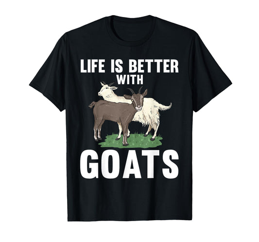 Cool Goats For Men Women Goat Whisperer Nubian Animal Farmer T-Shirt