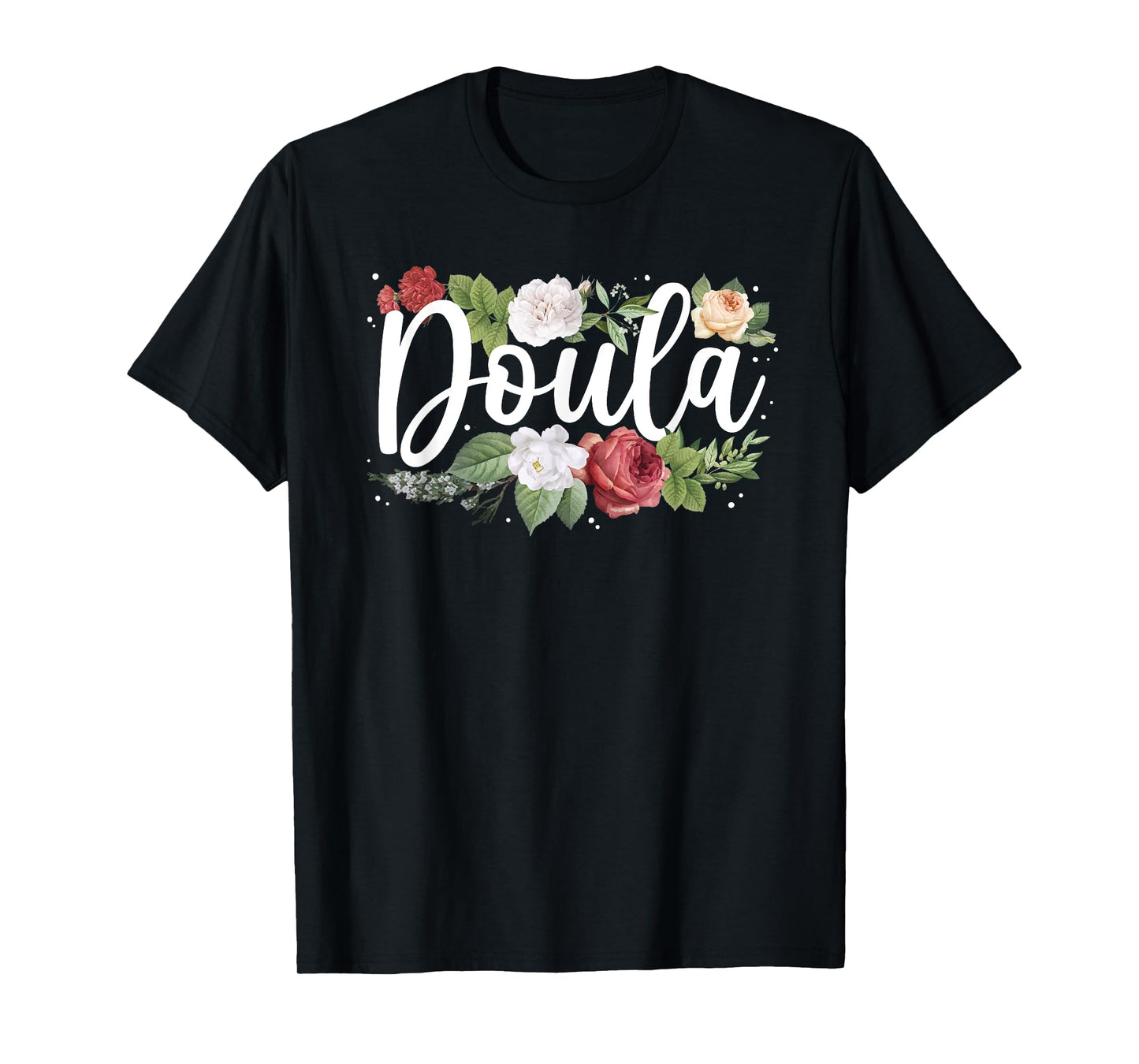 Cool Doula Art For Women Mom Midwife Labor & Delivery Doula T-Shirt
