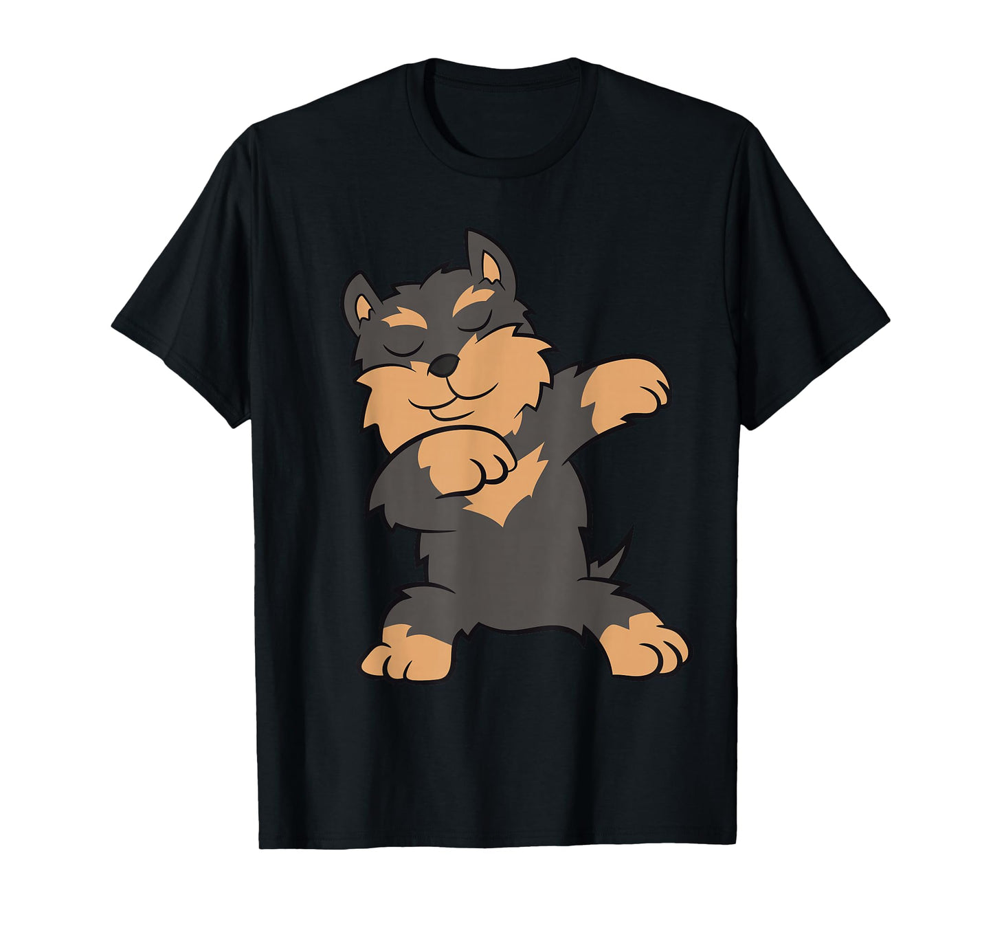 Dabbing Yorkie Cute Dabbing Yorkshire Terrier T-Shirt