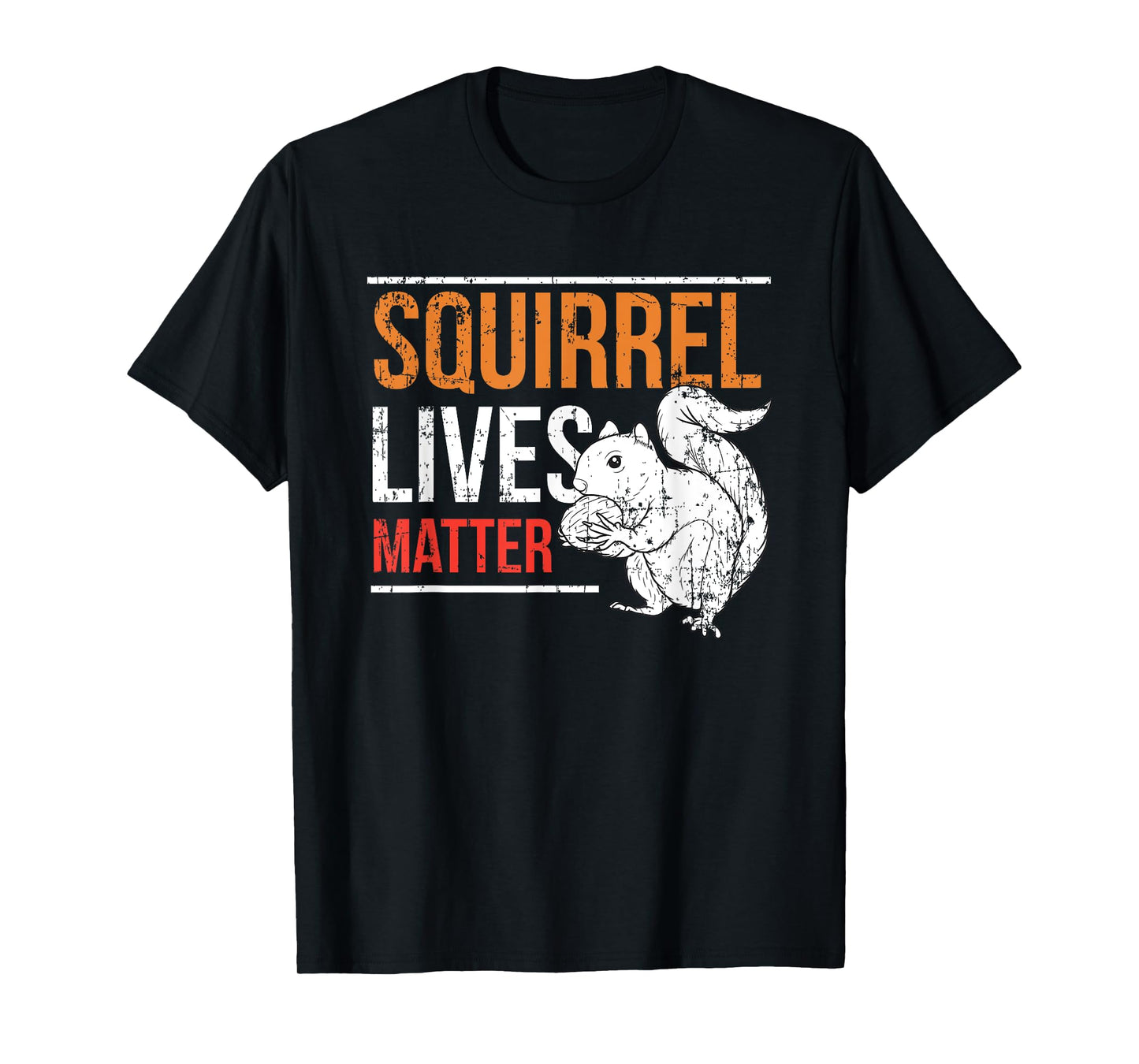 Funny Vintage Squirrel Lives Matter Gift For Men Women Kids T-Shirt
