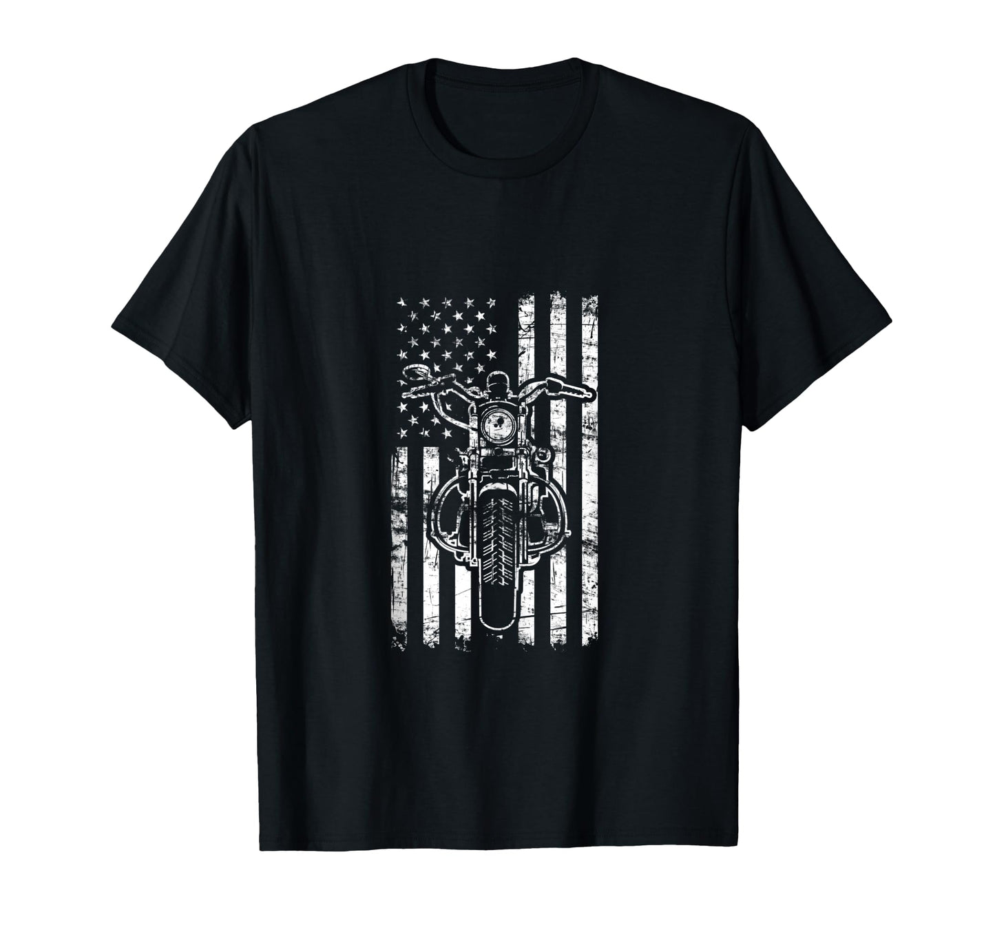 American Motorcycle US Flag Cool Biker Gift for Men Women Tank Top