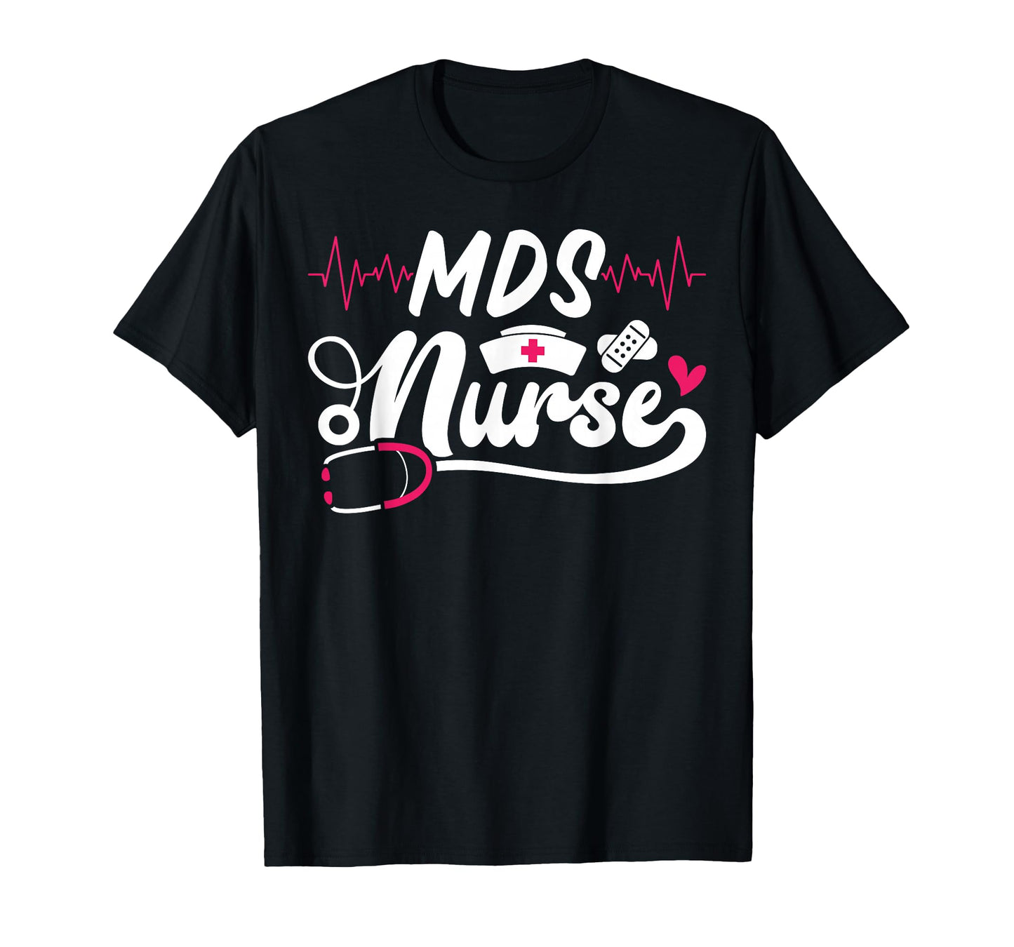 Cute MDS Nurse Stethoscope T-Shirt