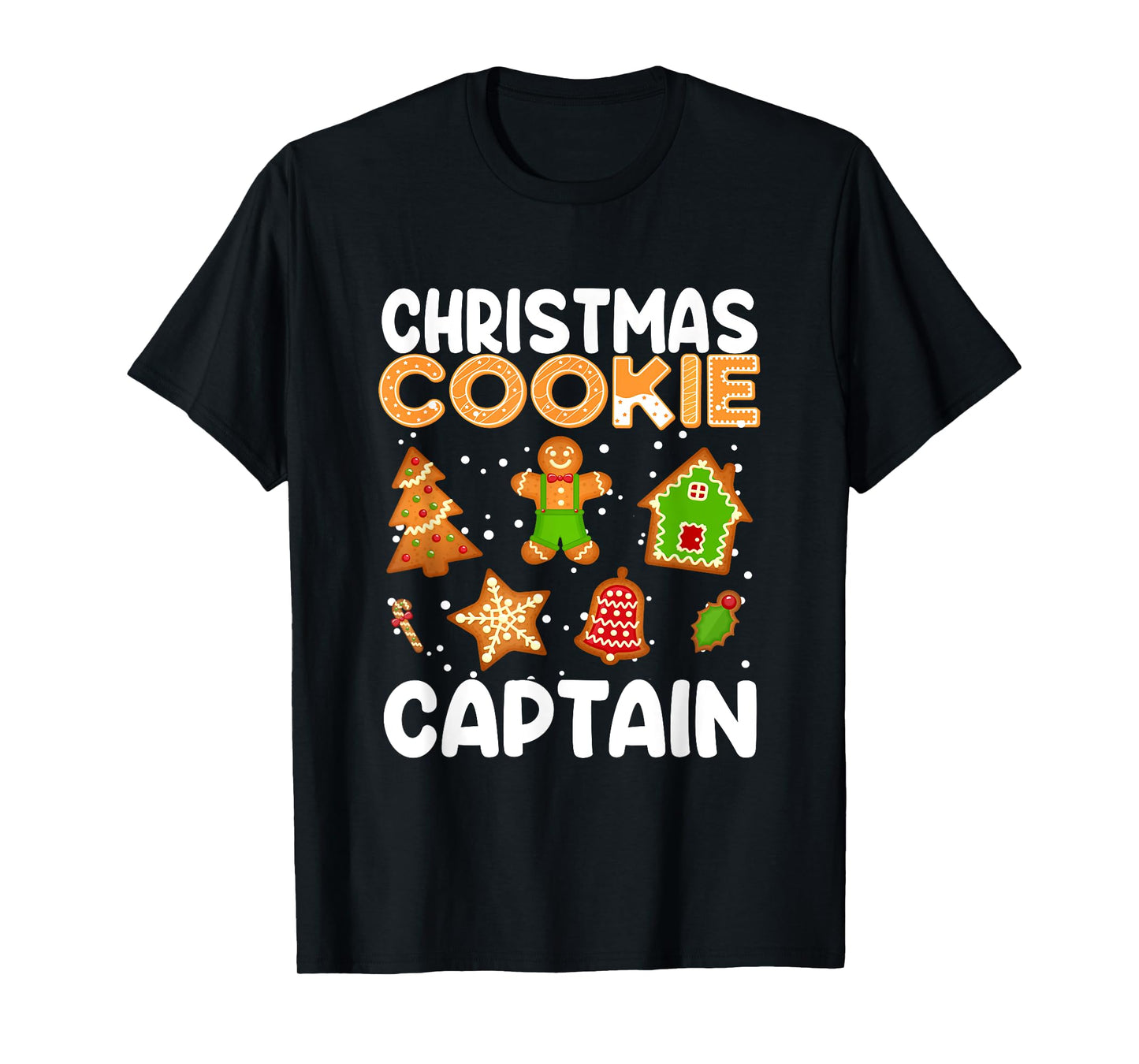 Cookie Baking Team Captain Gingerbread Christmas Matching T-Shirt