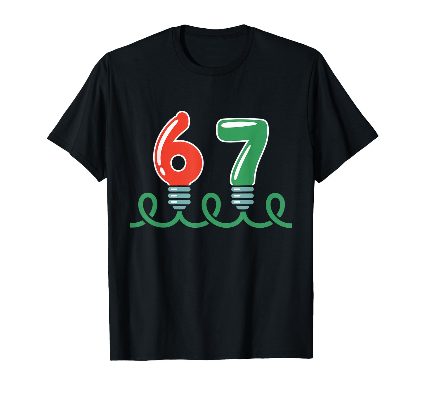 Funny 67 Christmas Shirt 67 Christmas Lights 67 Shirt Kids T-Shirt