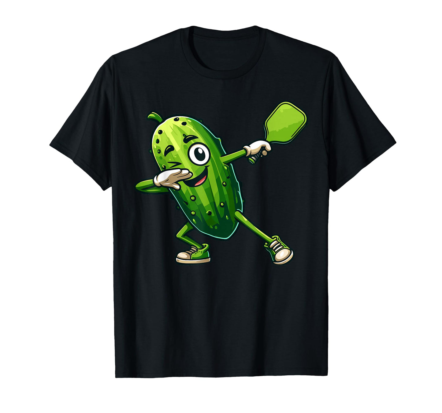 Funny Pickle Dabbing Pickleball Dink Master Enthusiast Tee T-Shirt