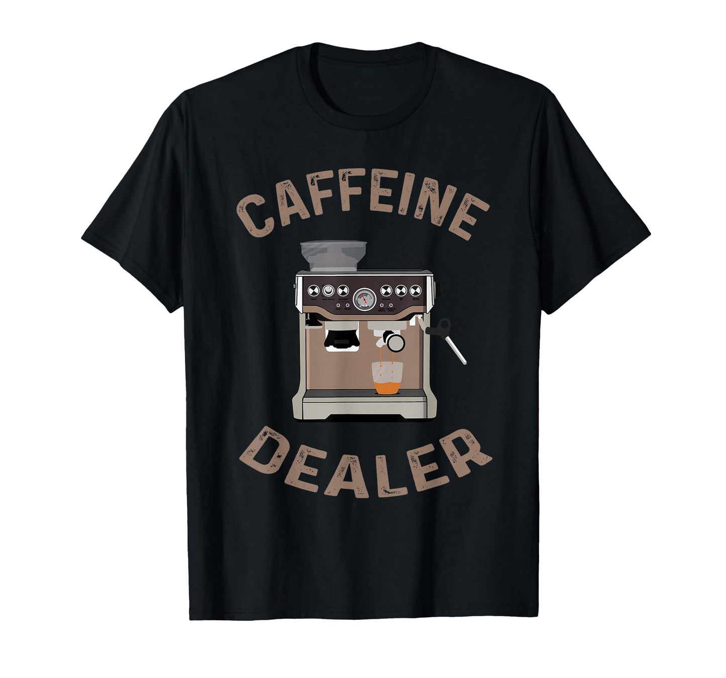 Coffeine Dealer for Coffee Lovers and Barista T-Shirt