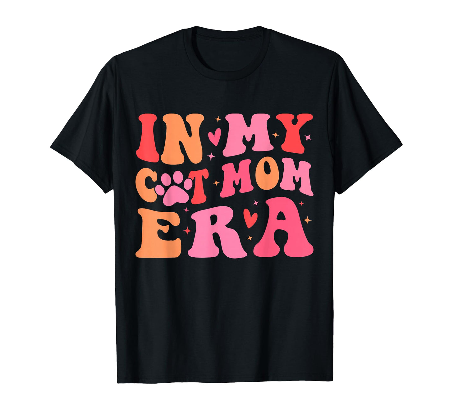 in My Cat Mom Era Cute Cat Mom T-Shirt