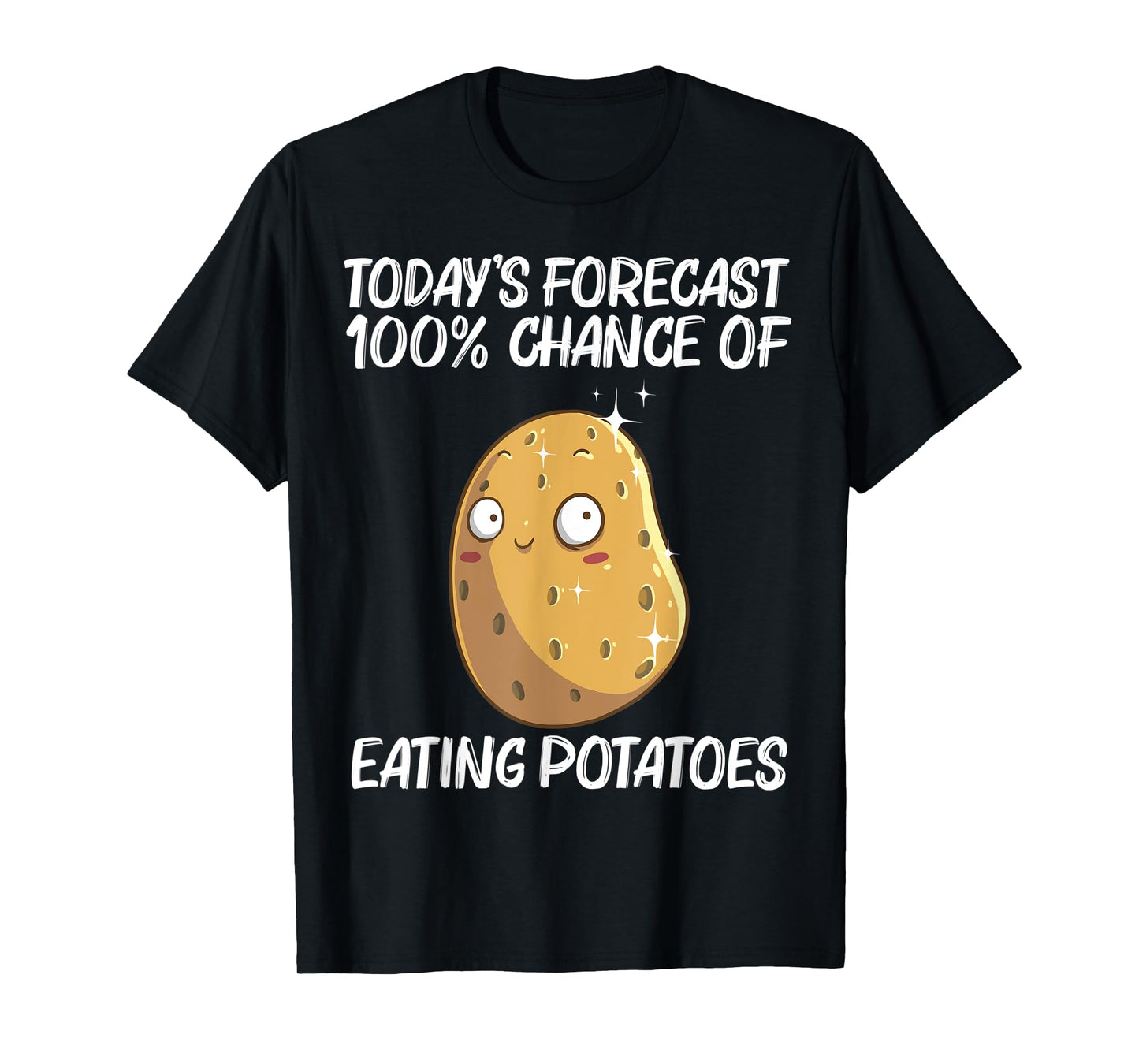 Cute Potato Gift For Men Women Vegetable Baked Potato Lovers T-Shirt