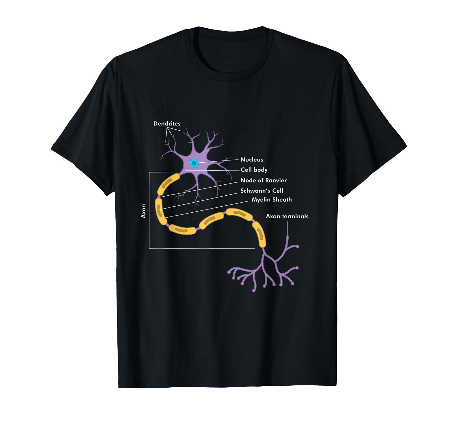 Anatomy Of Neuron Neurologist Gift T-Shirt