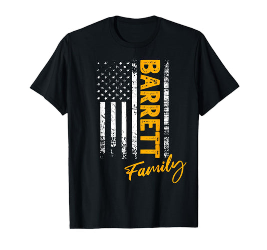 Barrett Surname American Barrett Last Name Barrett T-Shirt