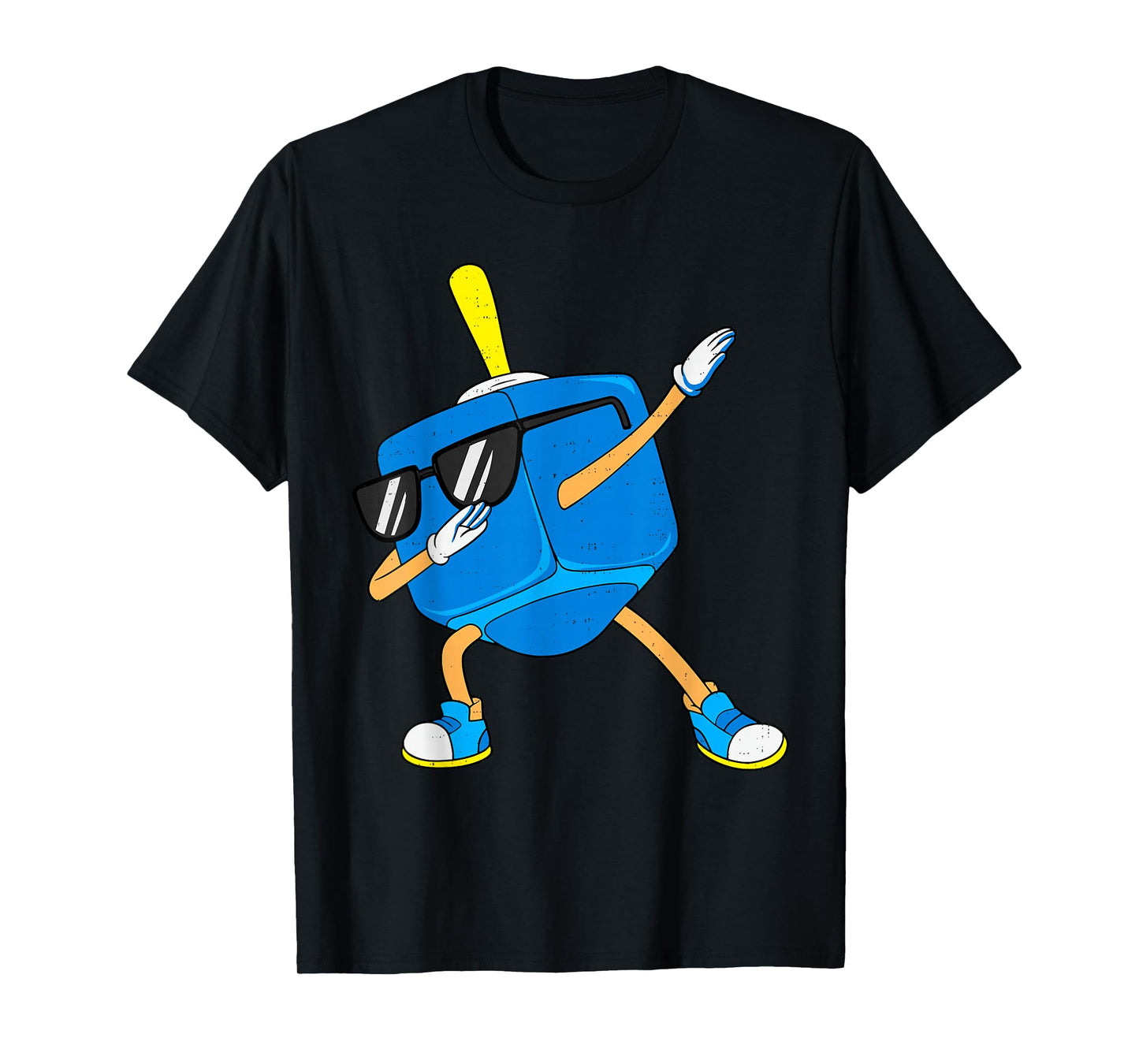 Hanukkah Dabbing Dreidel Dab Jewish Menorah Toddler Kid Boys T-Shirt