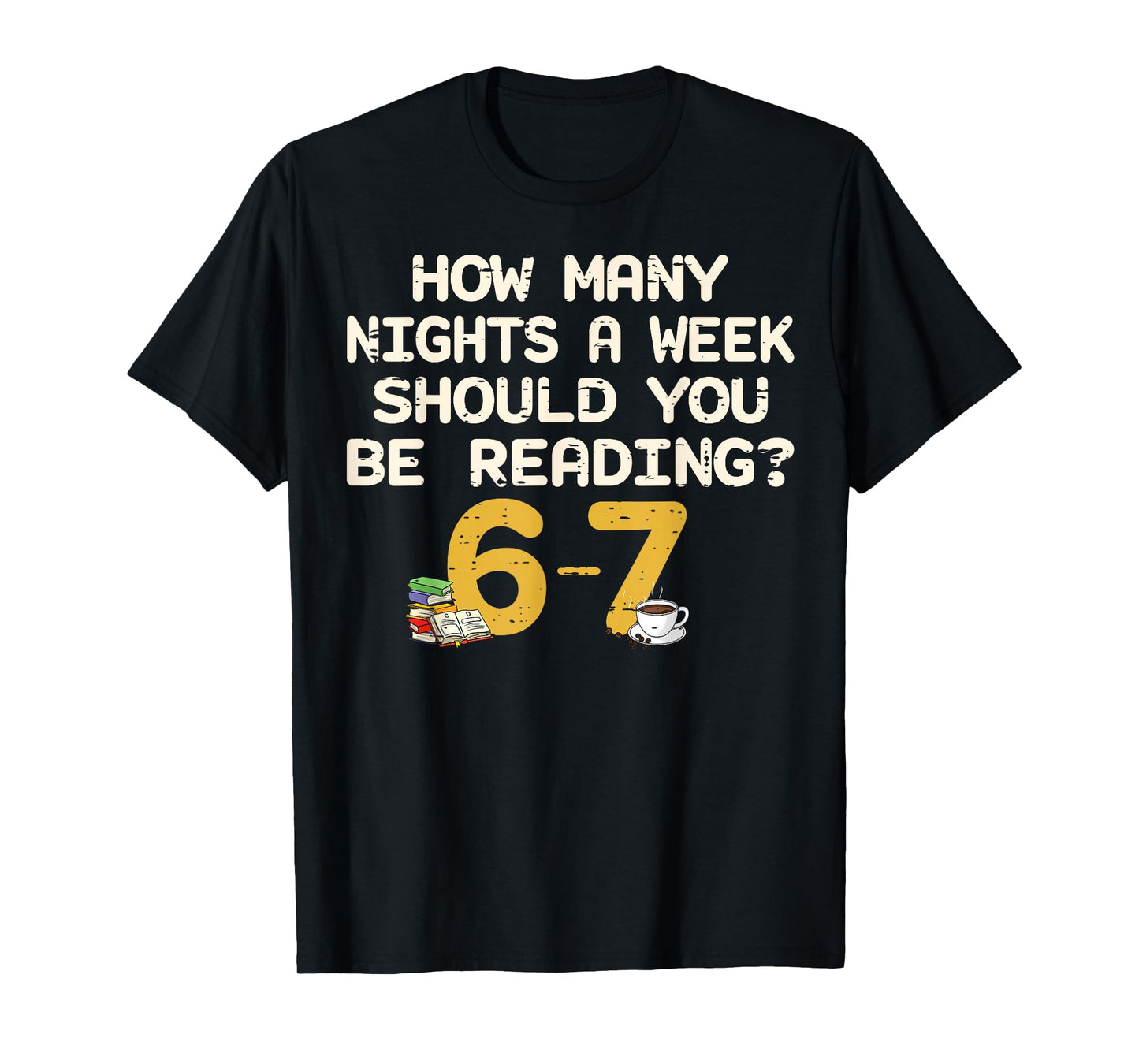Funny Six Seven 67 Meme Book Lover Reading 6 7 Shirt Teacher T-Shirt