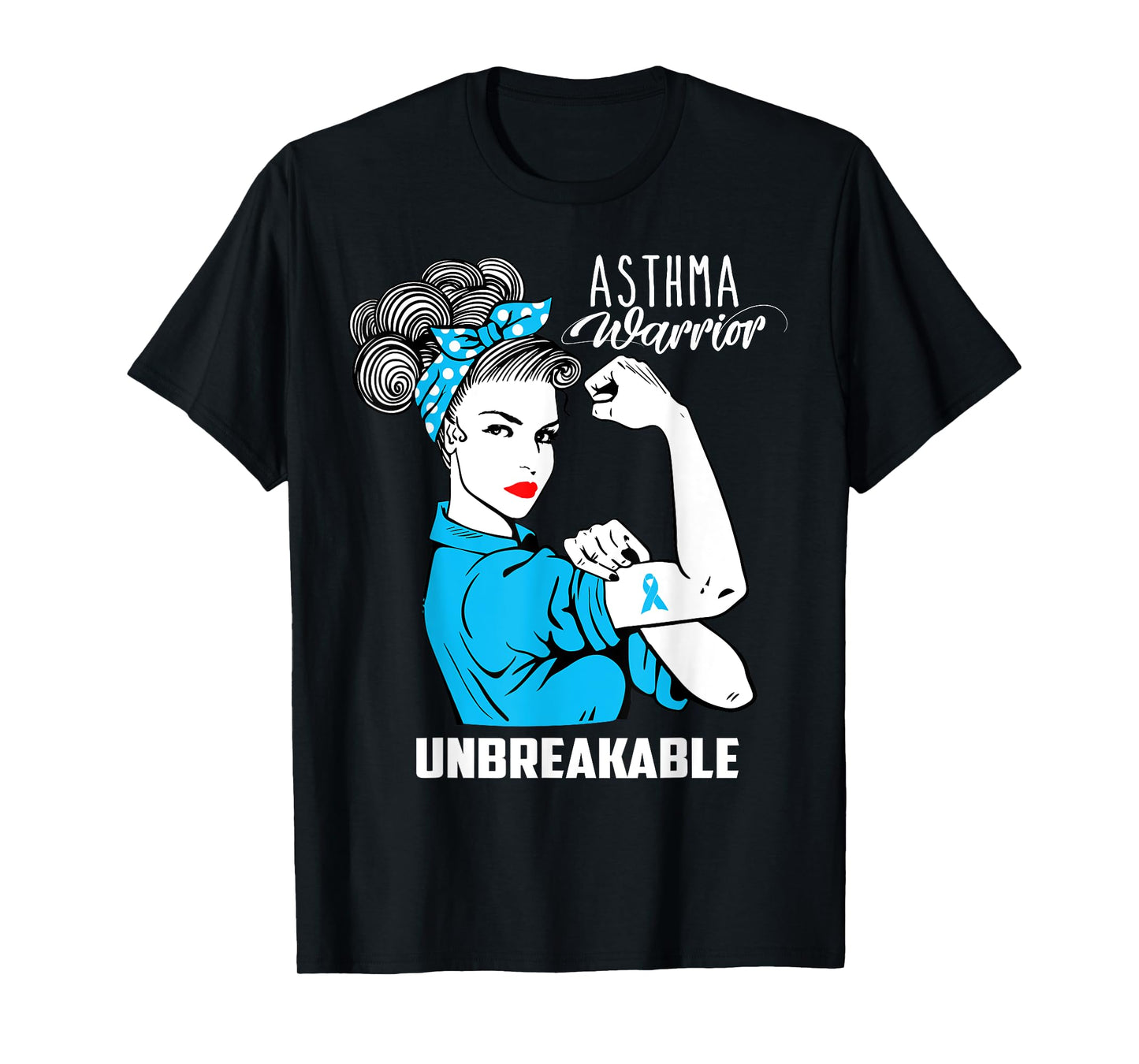 Asthma Warrior Unbreakable Shirt Asthma Awareness Gift T-Shirt