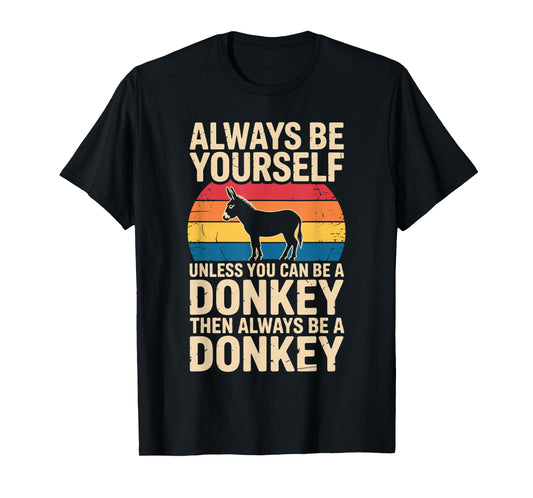 Cute Donkey Design for Men Women Pet Animal Donkey Lovers T-Shirt
