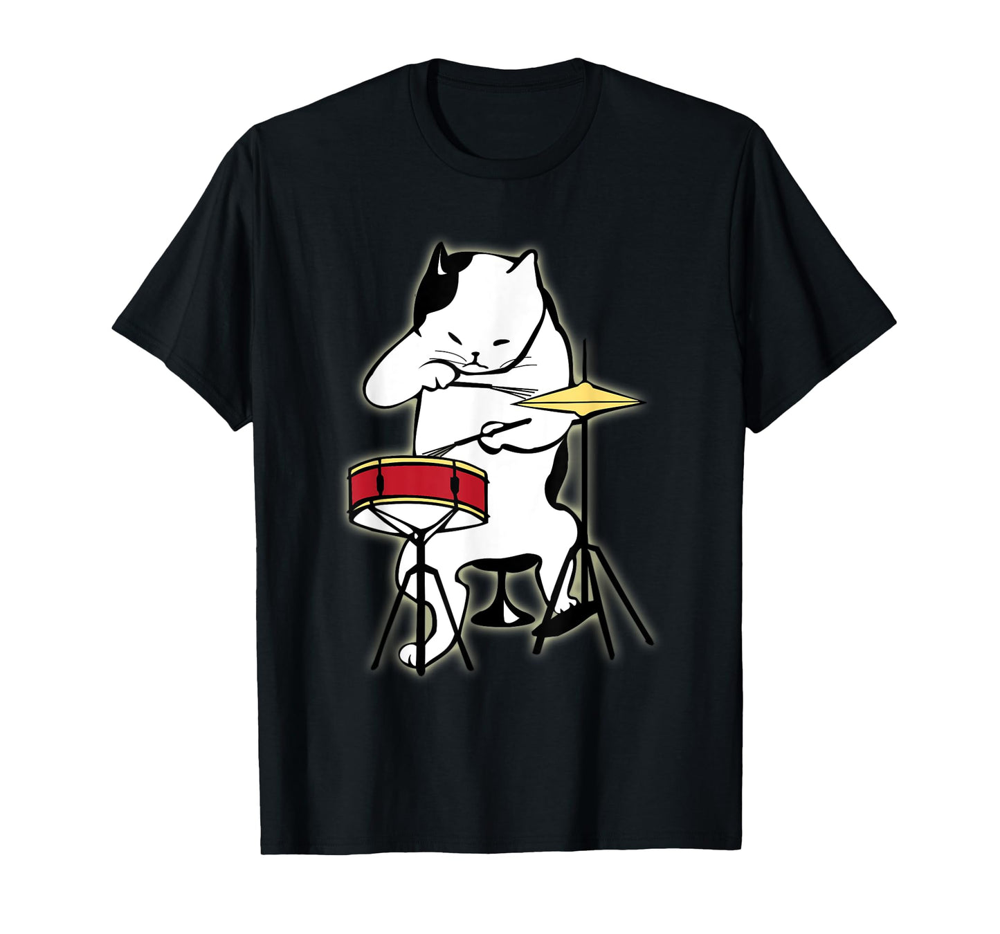 Jazz Shirt | Drummer Shirt | Cat Playing Drums | Jazz Gift