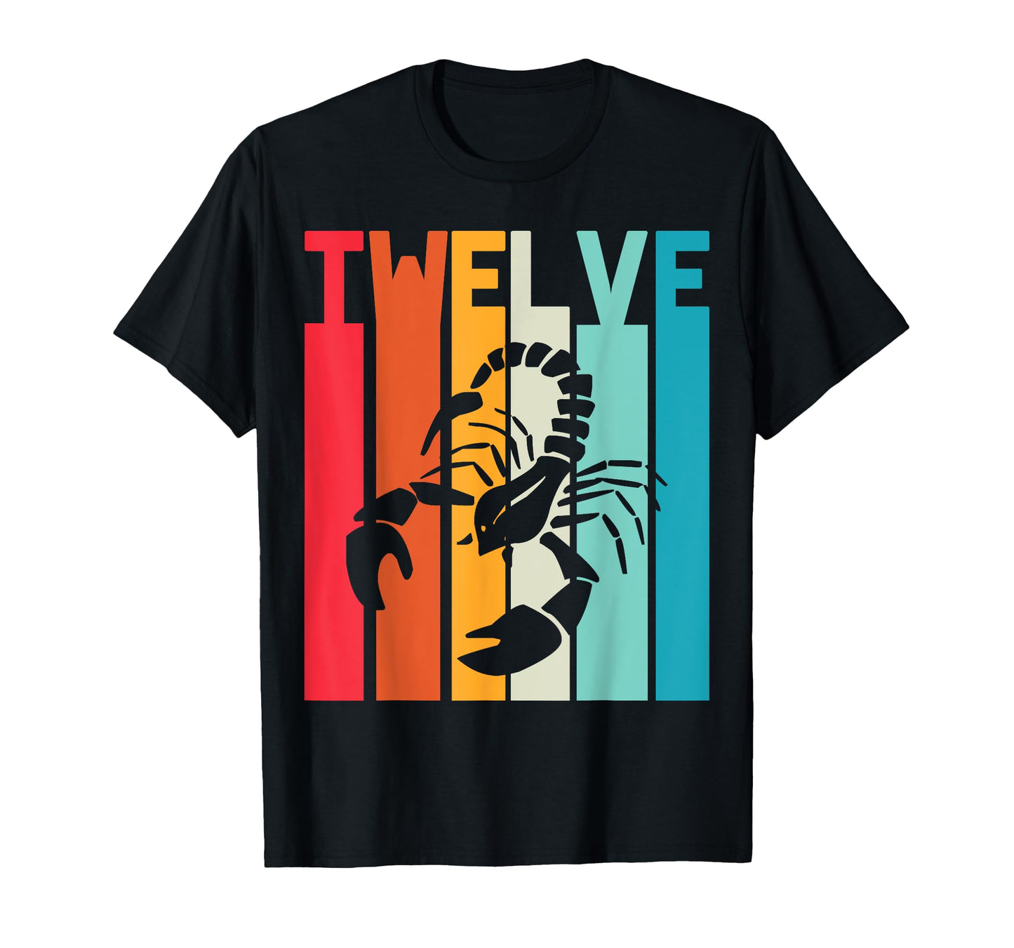 12th Birthday Scorpio Zodiac Retro Girl Boy 12 years old T-Shirt