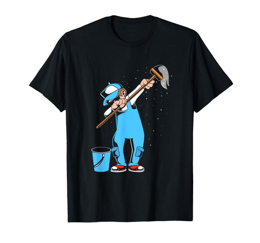 Funny School Custodian Janitor Dabbing T-Shirt