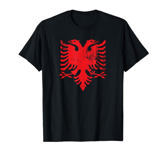 Albanian Flag Shirt Double Headed Eagle Albania Flag T-Shirt