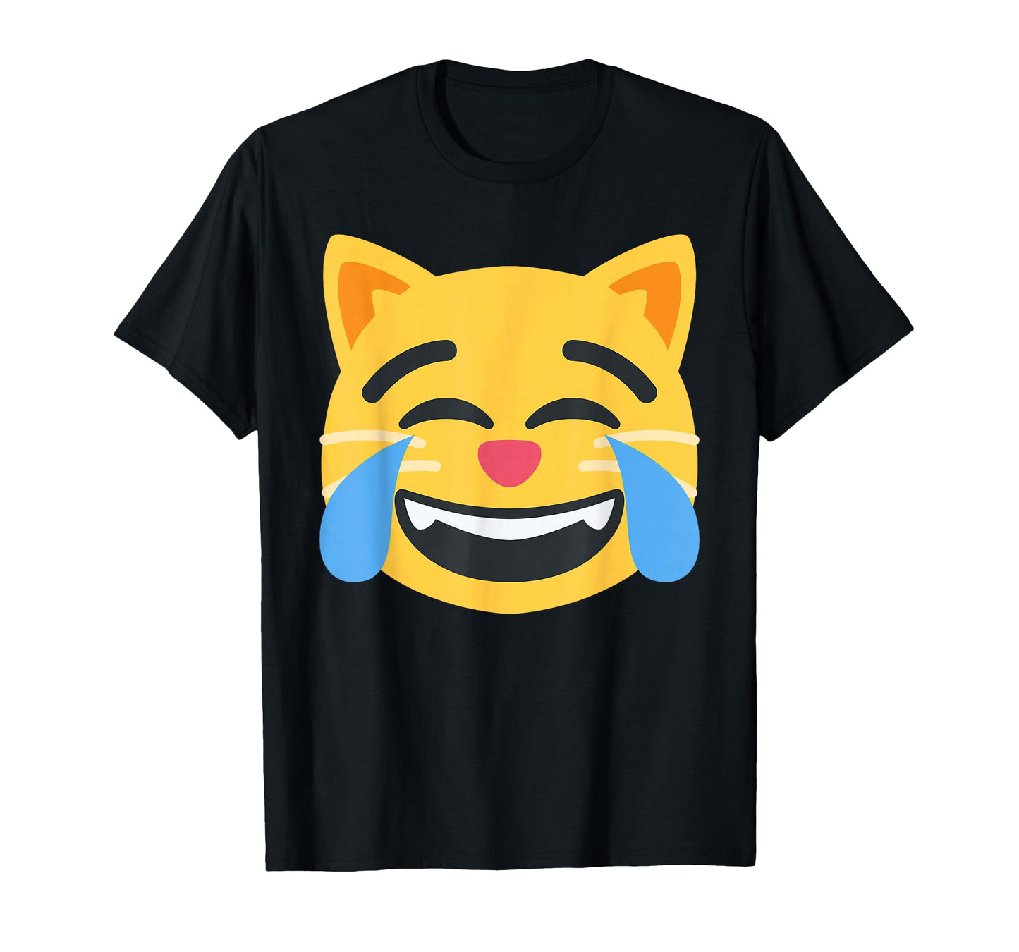 Funny Emoticon Apparel Emoticon Cat Face with Tears of Joy Unisex-Kids T-Shirt